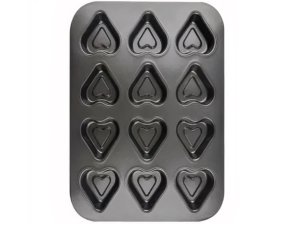 FORMA A-ADERENTE CUPCAKE 12-CORACAO