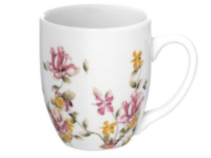CANECA PORCELANA 300ML LE JARDIN