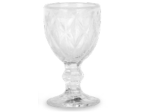 JOGO 6 TACA VIDRO 50ML DIAMOND
