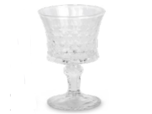 JOGO 6 TACA VIDRO 50ML LICOR SKY