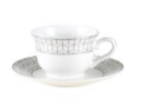 JOGO 6 XICARA CERAMICA 80ML BRILLER C/PIRES