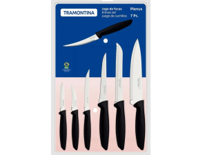 JOGO 7 FACA PLENUS CABO-PRETO