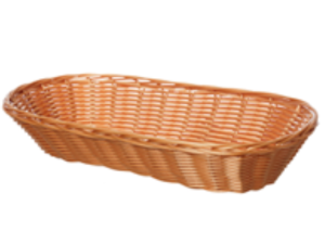 CESTA RATTAN LILY 31X16CM OVAL