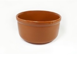 CUMBUCA CERAMICA MARROM 500ML