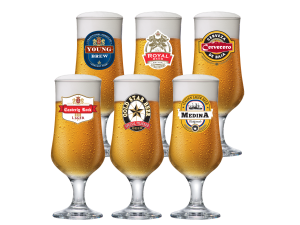 JOGO 6 TAÇAS DE CERVEJA BARCELONA