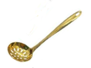 ESPUMADEIRA INOX 23,5CM OURO