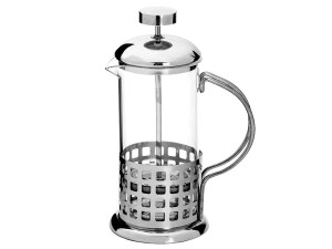 CAFETEIRA FRANCESA 400ML VIDRO/INOX
