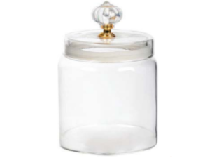 POTE VIDRO 400ML TP-OURO