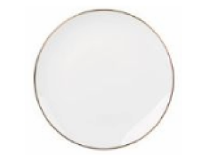 PRATO DE PORCELANA 19,2CM P/SOBREMESA LEGACY GOLG BRANCO