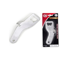 ABRIDOR DE LATA E GARRAFA REFORÇADO 14CM INOX
