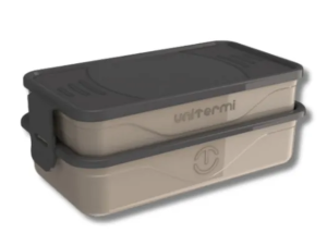 MARMITA PLASTICA 1,3L C/TALHER BEGE