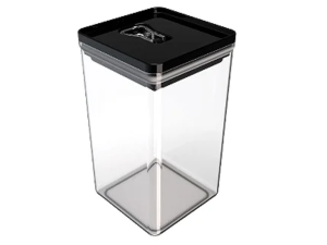 POTE ACRILICO DUBAI 1,5L PRETO