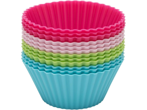 KIT 12 FORMA SILICONE P/CUPCAKE CANDY