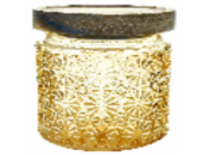 POTE VIDRO AMBAR 470ML TP-MADEIRA