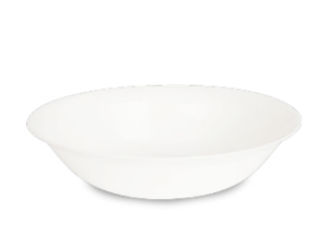 TIGELA VIDRO 27CM BRANCA MERIDIONAL