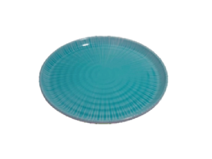 PRATO DE MELAMINA 19CM SOBREMESA PSICODELICA TIFFANY