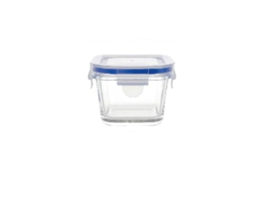 POTE VIDRO HERMETICO QUADRADO 150ML