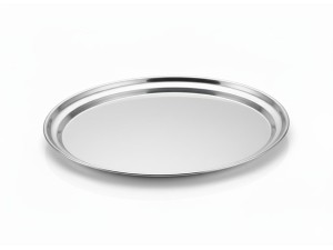 BANDEJA DE INOX 40CM REDONDA