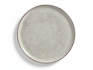 PRATO DE CERAMICA 21CM SOBREMESA - PISTACHE