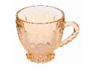 XICARA VIDRO 190ML AMBAR