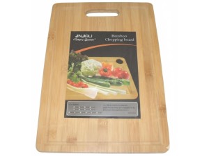 TABUA DE BAMBU 24X34CM COM ALCA