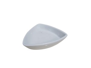 MINI TRAVESSA CERAMICA 09CM 55ML TRIANGULAR