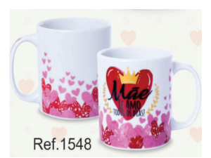 CANECA CERamica 320ML MAE/CORACAO