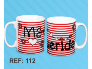 CANECA CERAMICA 320ML MAE QUERIDA