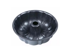 FORMA ANTI-ADERENT C/FURO 24X08CM PRETA