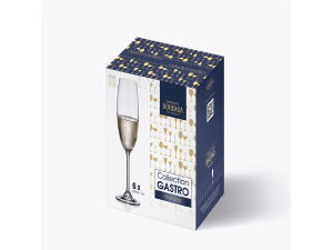 JG 6 TACA GASTRO 220ML CHAMPAGNE
